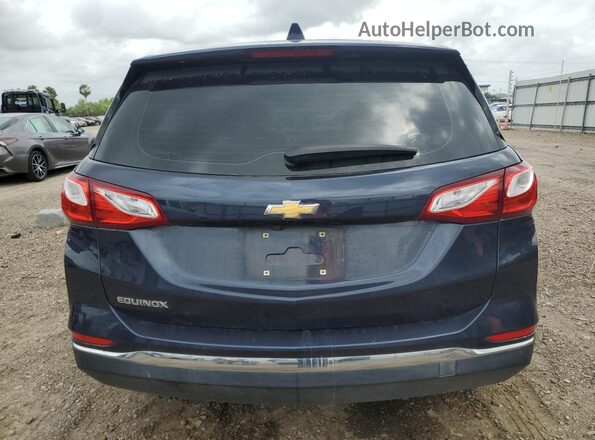 3GNAXHEV9JS529290 2018 CHEVROLET EQUINOX Blue Rear view