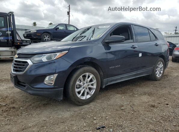 3GNAXHEV9JS529290 2018 CHEVROLET EQUINOX Blue Front left