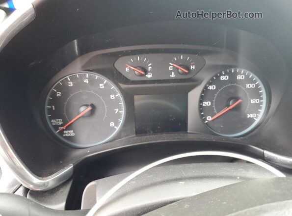 3GNAXHEV9JS529290 2018 CHEVROLET EQUINOX Blue Instrument cluster view