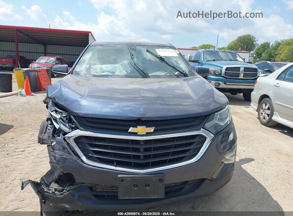 3GNAXJEV9JS554567 2018 CHEVROLET EQUINOX Blue Dashboard view