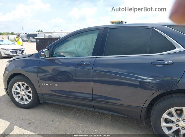3GNAXJEV9JS554567 2018 CHEVROLET EQUINOX Blue Rear interior view