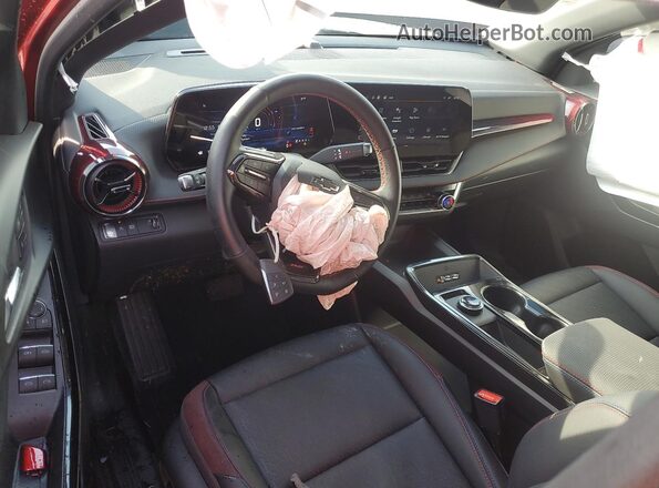 3GNAXLEG8SL184270 2025 CHEVROLET EQUINOX Red Dashboard view