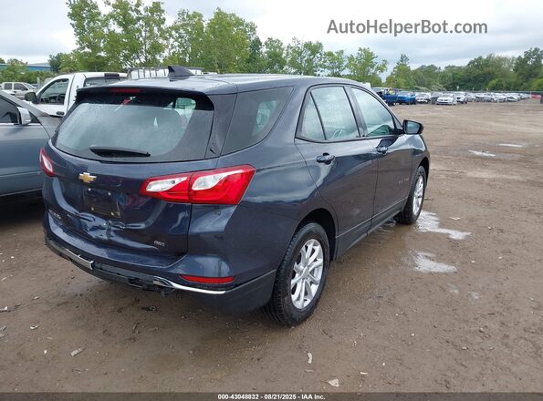 3GNAXREV3JL360738 2018 CHEVROLET EQUINOX Blue Rear right