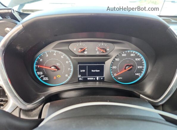 3GNAXSEV0JS572428 2018 CHEVROLET EQUINOX Коричневый Вид щитка приборов