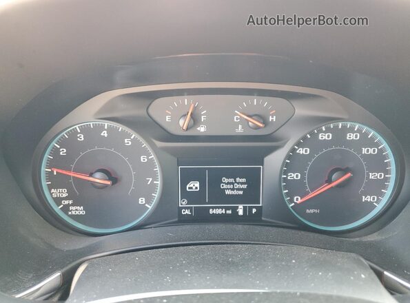 3GNAXSEV4JS609058 2018 CHEVROLET EQUINOX Серебряный Вид щитка приборов