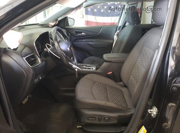 3GNAXTEX7JL386256 2018 CHEVROLET EQUINOX Black წინა სალონის ხედი