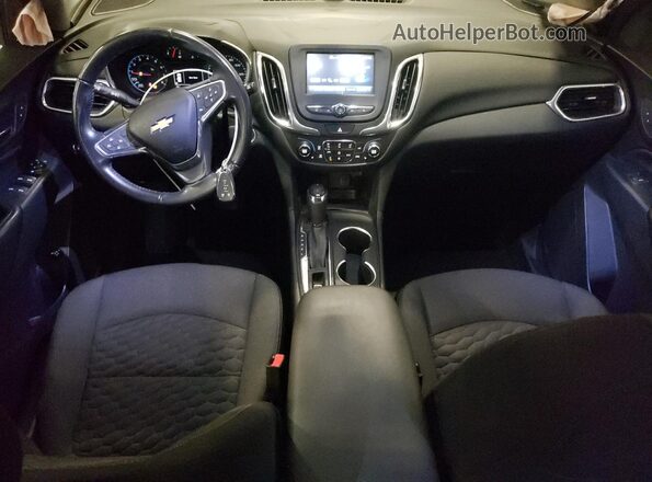 3GNAXTEX7JL386256 2018 CHEVROLET EQUINOX Black წინა პანელის ხედი