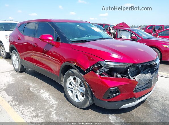 3GNKBCR46MS505461 2021 CHEVROLET BLAZER Красный Передняя правая четверть