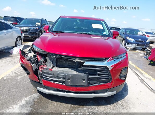 3GNKBCR46MS505461 2021 CHEVROLET BLAZER Красный Вид щитка приборов