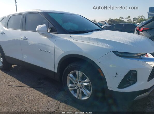 3GNKBCRS0MS504370 2021 CHEVROLET BLAZER White Դիմացի տեսք