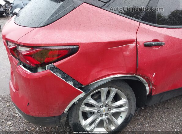 3GNKBDR49MS564834 2021 CHEVROLET BLAZER Красный Вид спереди