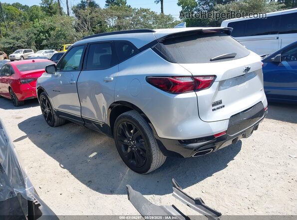 3GNKBERS3MS531879 2021 CHEVROLET BLAZER Silver Հետևի ձախ