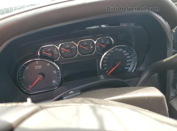 3GTP1NEC5JG577597 2018 GMC SIERRA White Widok zestawu wskaźników