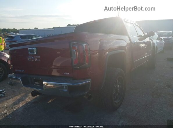 3GTU2NEC0JG326034 2018 GMC SIERRA Красный Задняя правая четверть