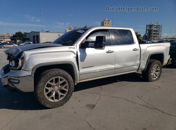 3GTU2NEC4JG135376 2018 GMC SIERRA Серебряный Передняя левая четверть