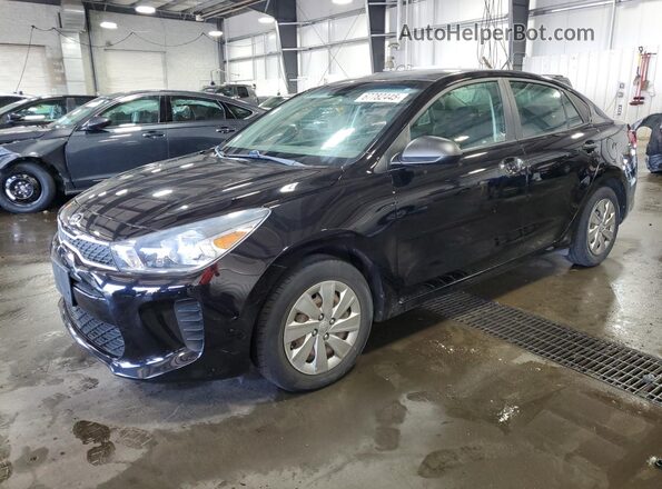 3KPA24AB0JE071102 2018 KIA RIO Black Przód lewy