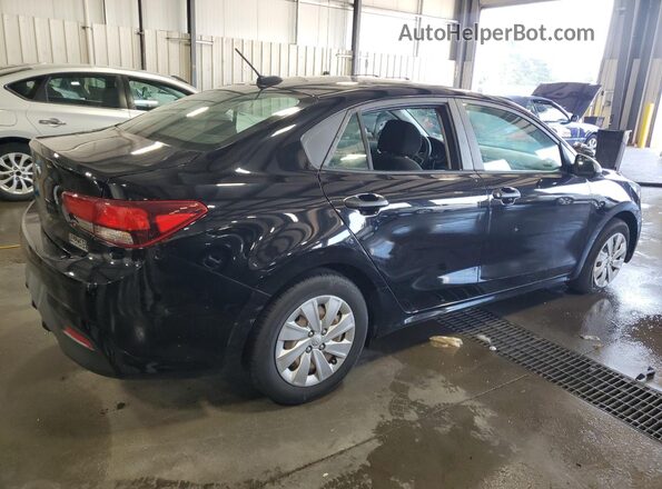 3KPA24AB0JE071102 2018 KIA RIO Black Tył prawy