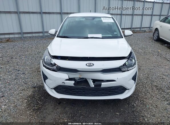 3KPA24AD4ME366144 2021 KIA RIO White Vista del cuadro de instrumentos