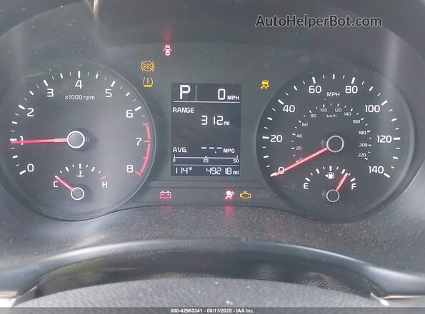 3KPA24AD4NE444780 2022 KIA RIO Black Widok tylnych siedzeń