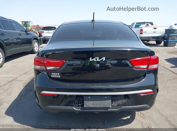 3KPA24AD4NE444780 2022 KIA RIO Black 