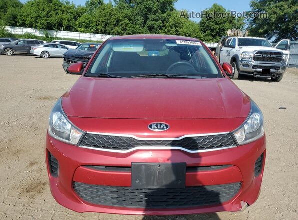 3KPA25AB2JE094564 2018 KIA RIO Red Front view