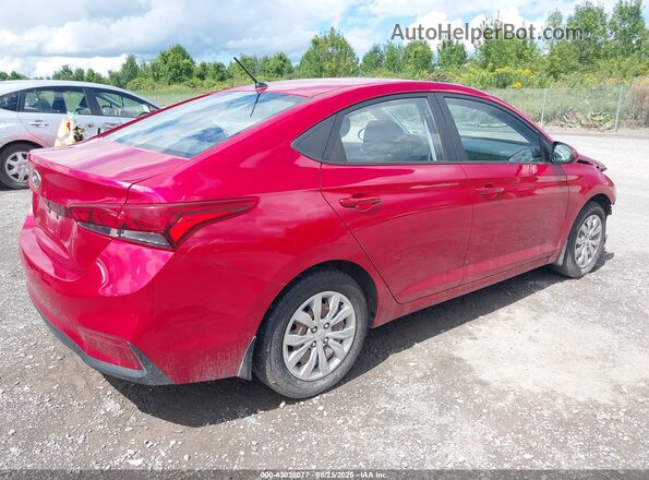 3KPC24A38JE012736 2018 HYUNDAI ACCENT Красный Задняя правая четверть