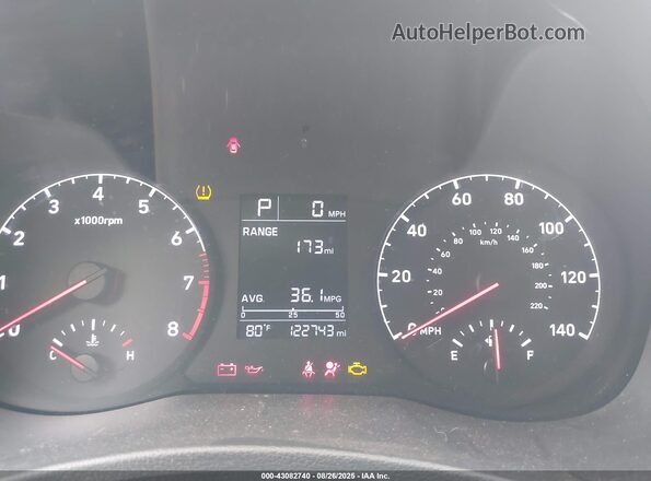 3KPC24A39KE065947 2019 HYUNDAI ACCENT Бежевый Вид задних сидений
