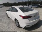 2020 Hyundai Accent Se Белый vin: 3KPC24A61LE104008
