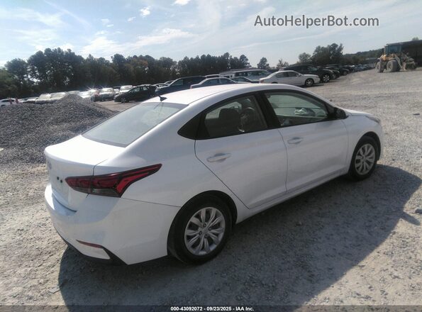 3KPC24A61LE104008 2020 HYUNDAI ACCENT Белый Задняя правая четверть