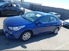 2020 Hyundai Accent Se Синий vin: 3KPC24A6XLE103259