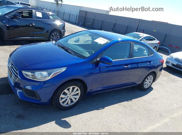 3KPC24A6XLE103259 2020 HYUNDAI ACCENT Синий Панорамный вид салона 360°