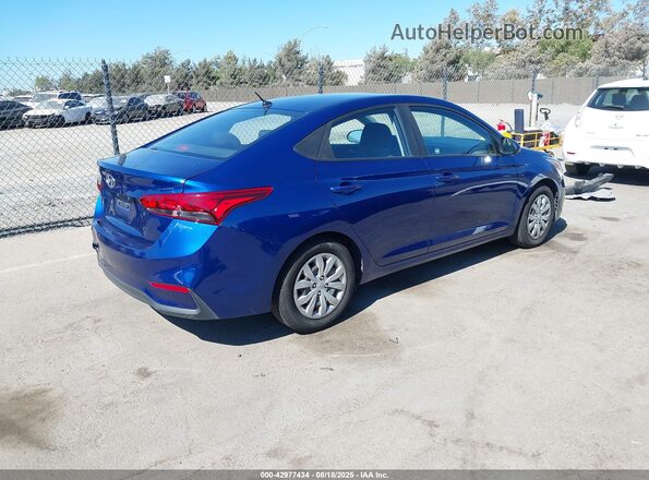 3KPC24A6XLE103259 2020 HYUNDAI ACCENT Синий Задняя правая четверть