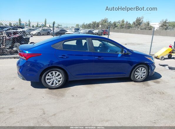 3KPC24A6XLE103259 2020 HYUNDAI ACCENT Синий Вид задней части салона