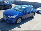 2020 Hyundai Accent Se Синий vin: 3KPC24A6XLE103259