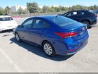 2020 Hyundai Accent Se Синий vin: 3KPC24A6XLE103259
