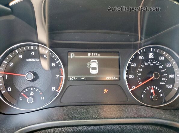 3KPF24AD0RE807278 2024 KIA FORTE Gray Սարքավորումների վահանակի տեսք