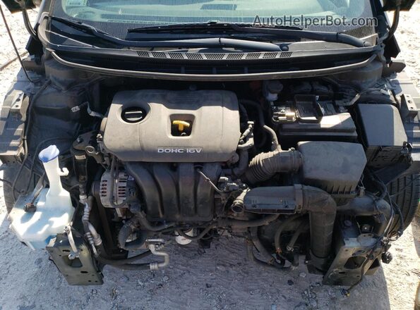 3KPFL4A76JE188780 2018 KIA FORTE Black Вид задньої частини салону