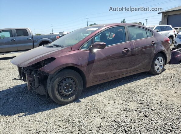 3KPFL4A77JE248002 2018 KIA FORTE Purple Vista tres cuartos delantera izquierda