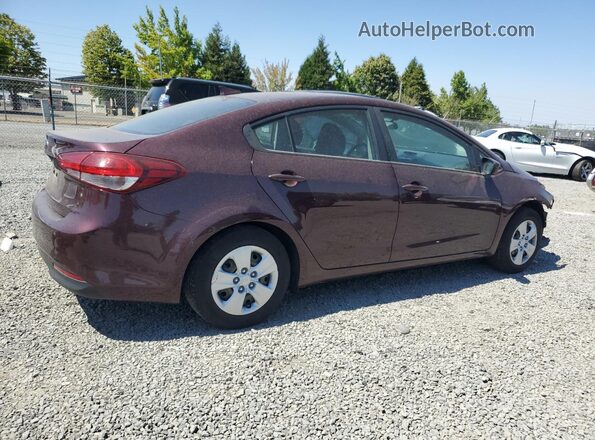 3KPFL4A77JE248002 2018 KIA FORTE Purple Trasero derecho