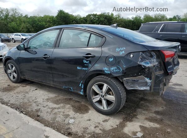 3KPFL4A79JE214367 2018 KIA FORTE Черный Задняя левая четверть