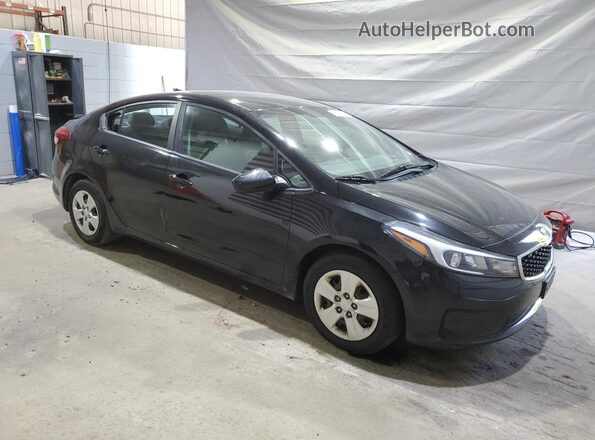 3KPFL4A7XJE276277 2018 KIA FORTE Black Передня права чверть