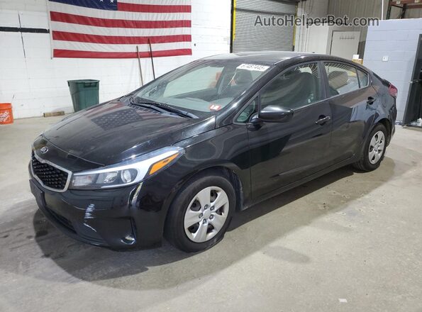 3KPFL4A7XJE276277 2018 KIA FORTE Black Передня ліва чверть