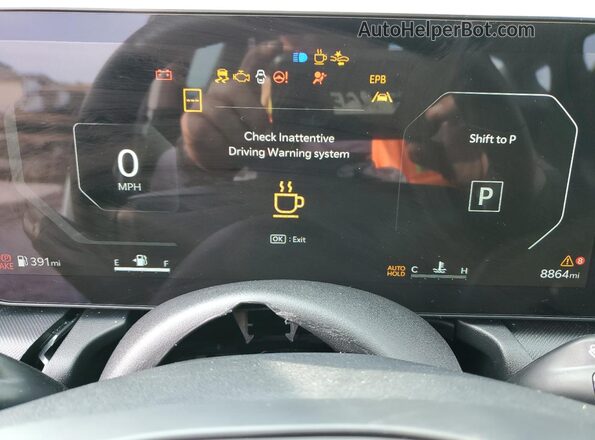 3KPFU4DE6SE027984 2025 KIA CADENZA White Սարքավորումների վահանակի տեսք