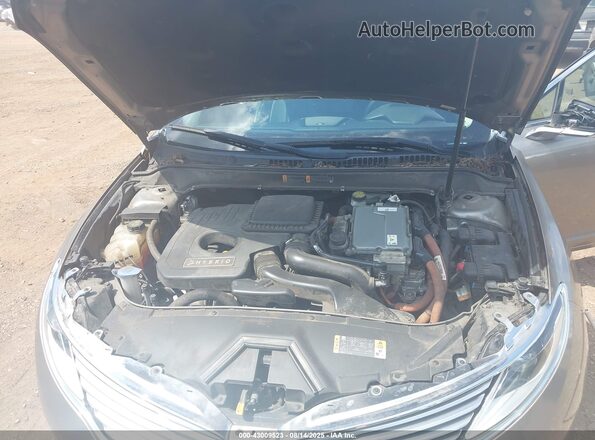 3LN6L2LU3GR633819 2016 LINCOLN MKZ HYBRID Gray Rear view