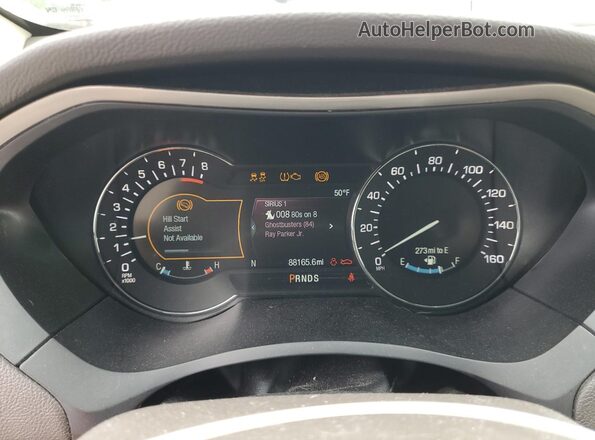3LN6L5A93JR620706 2018 LINCOLN MKZ Gray Vista del cuadro de instrumentos