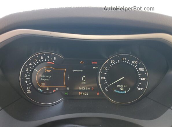 3LN6L5EC8JR621078 2018 LINCOLN MKZ Серый Вид щитка приборов