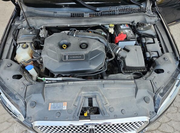 3LN6L5F99JR608097 2018 LINCOLN MKZ Black უკანა სალონის ხედი
