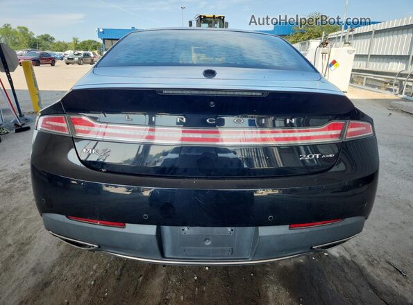 3LN6L5F99JR608097 2018 LINCOLN MKZ Black უკანა ხედი
