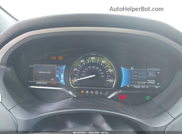 3LN6L5KU5HR638797 2017 LINCOLN MKZ HYBRID Blue Vista de los asientos traseros
