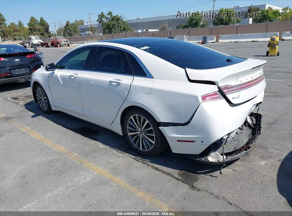 3LN6L5KUXHR657300 2017 LINCOLN MKZ HYBRID Белый Задняя левая четверть